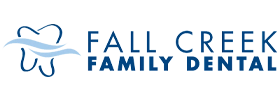 The Fall Creek Family Dental website sidebar logo