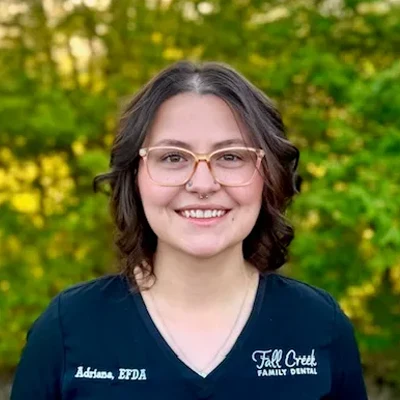 A headshot of adriana, a Dental assistant at Fall Creek Family Dental.